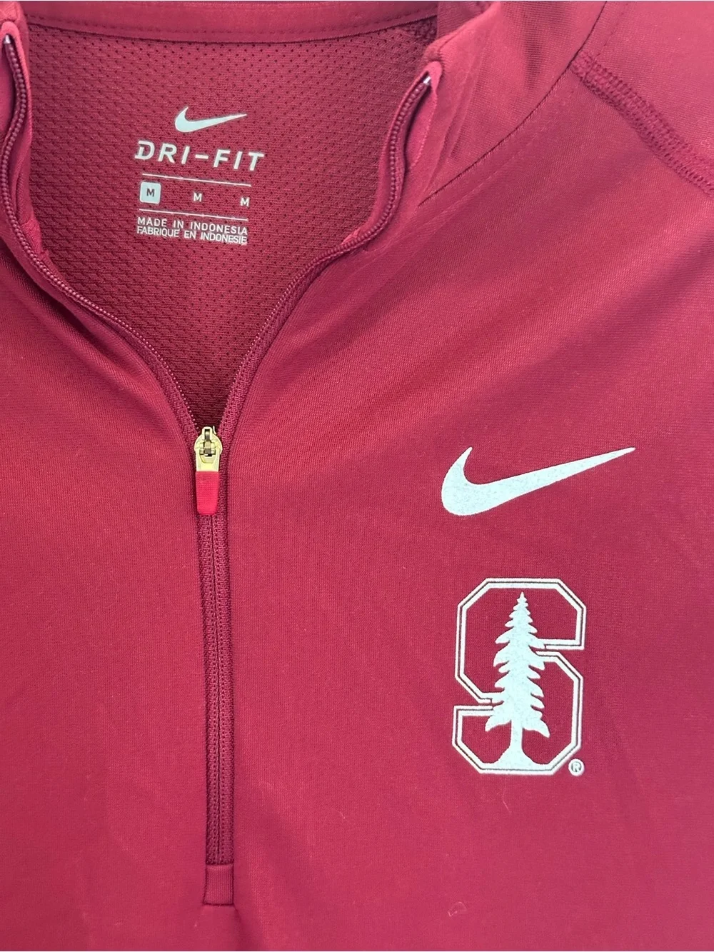 Nike Women’s Stanford Cardinal Quarter-Zip Dri-FIT Pullover